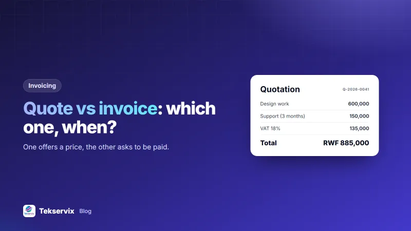 Quote vs Invoice: What's the Difference and When to Send Each
