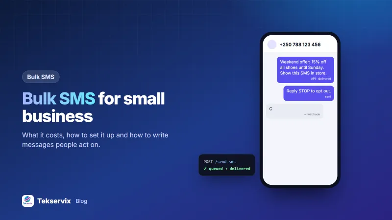 Bulk SMS for Small Business: A Practical Guide to Cost, Setup and Results