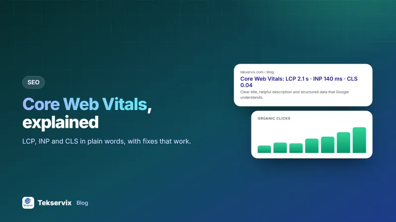 Core Web Vitals Explained: LCP, INP and CLS for Small Business Websites