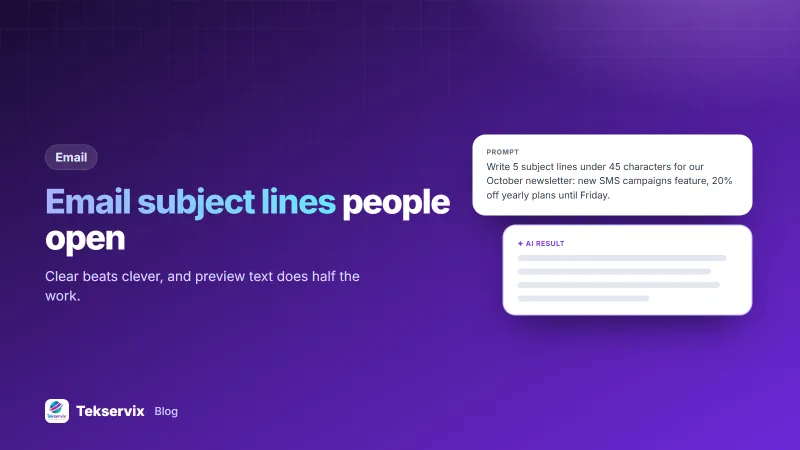 Email Subject Lines That Get Opened: Principles, Examples and Tests